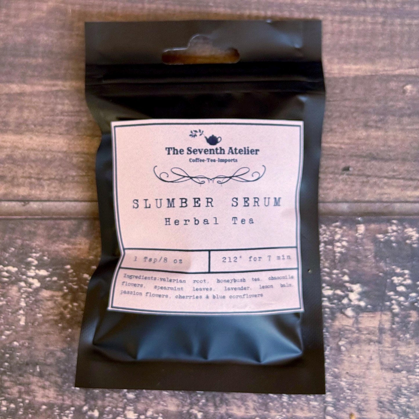 Slumber Serum Tea Blend | Calming Herbal Tea | Peaceful Loose Leaf | Relaxing Bedtime Brew