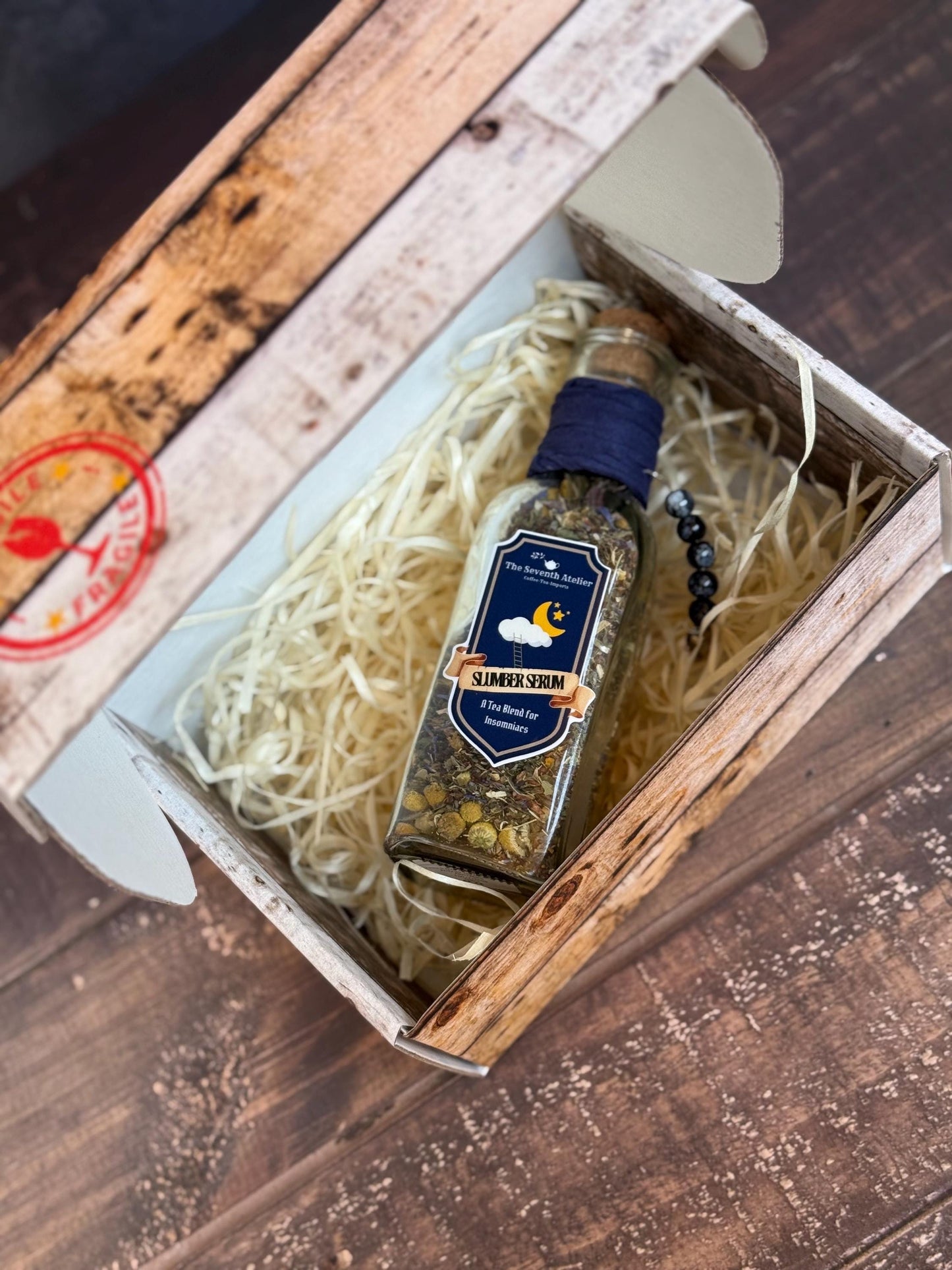 Slumber Serum Tea Blend | Calming Herbal Tea | Peaceful Loose Leaf | Relaxing Bedtime Brew