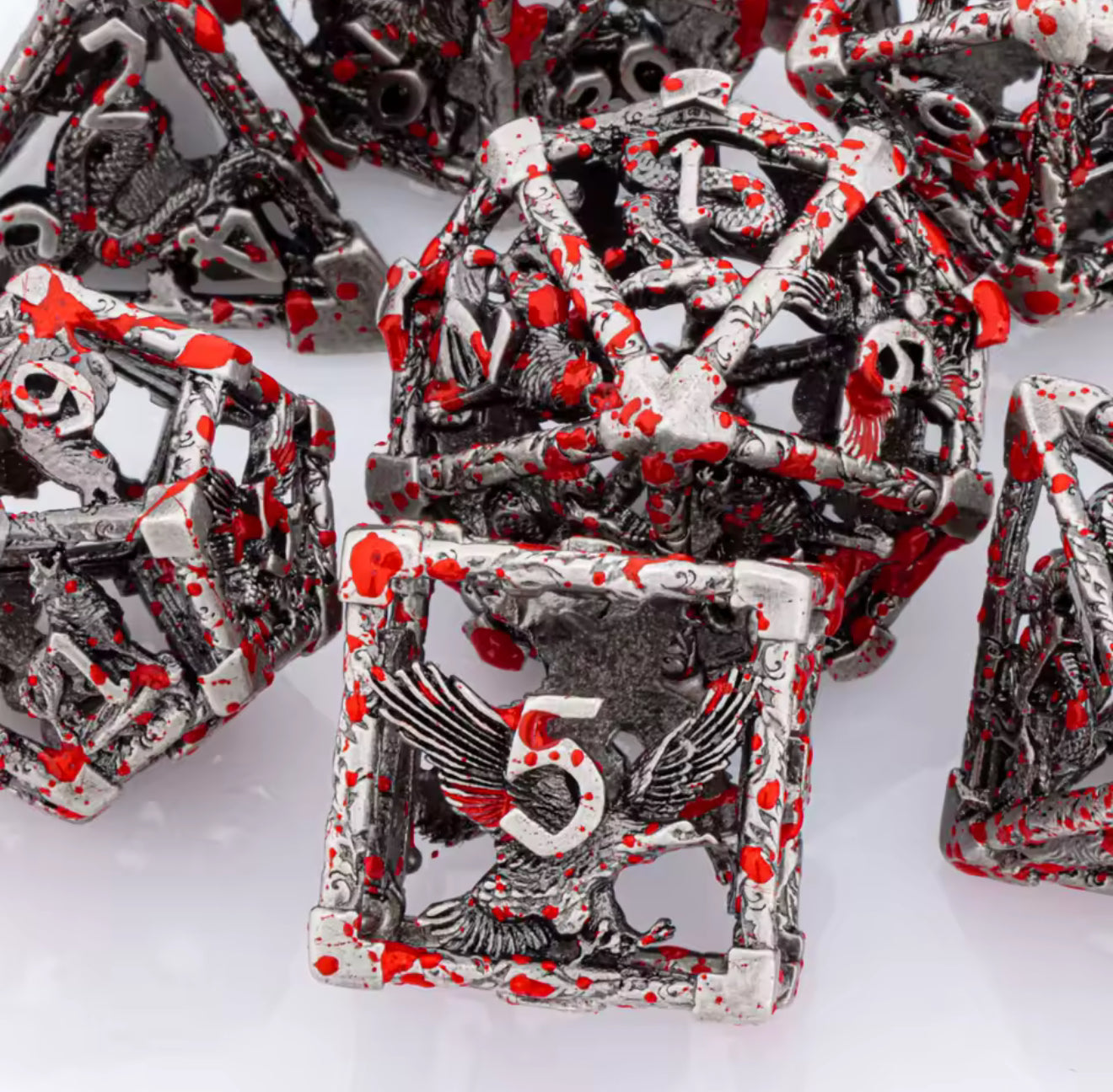 Oracles of Fate Hollow Metal Dice Set