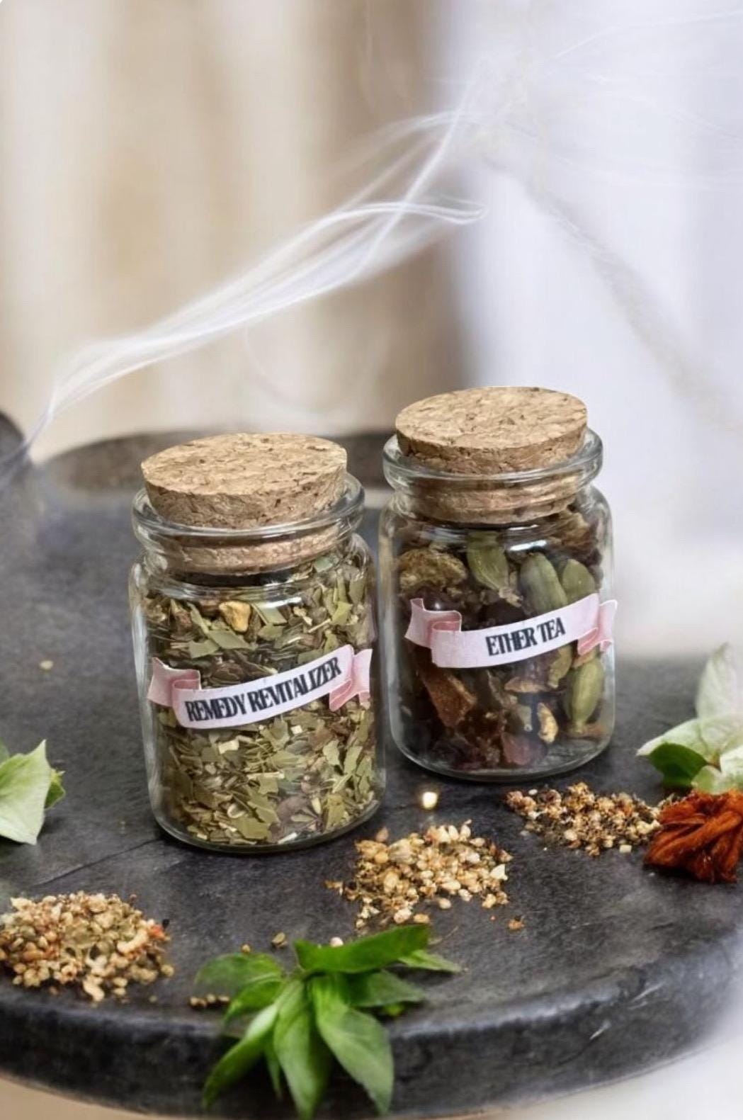 D Monster Tea Gaming Gift Loose Leaf Fantasy Brew Custom Jar Blue Label Dragon Set Herbal Collection Gaming Party Present Bundle Glass Set