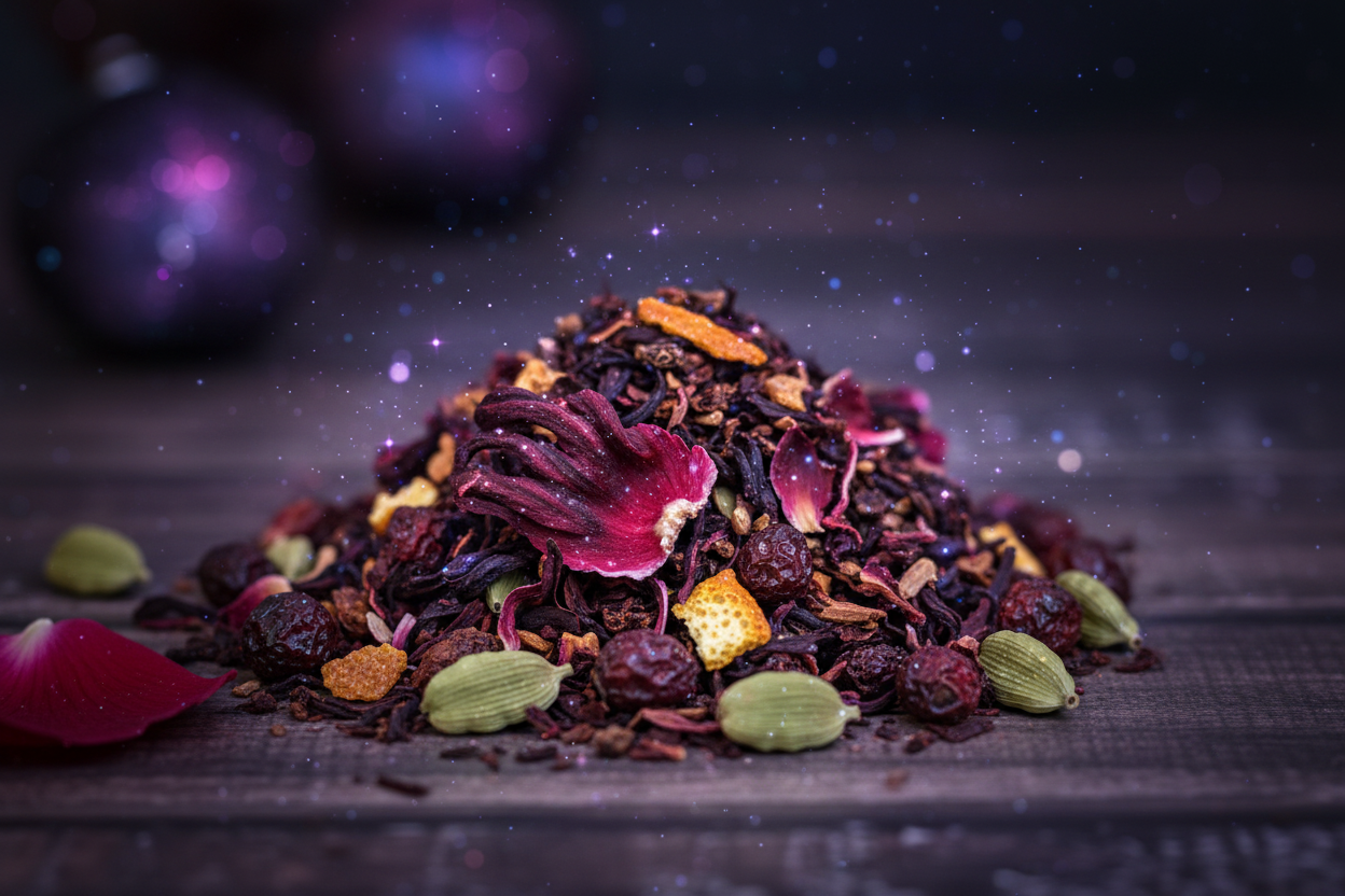 Ether Tea celestial macro close-up
