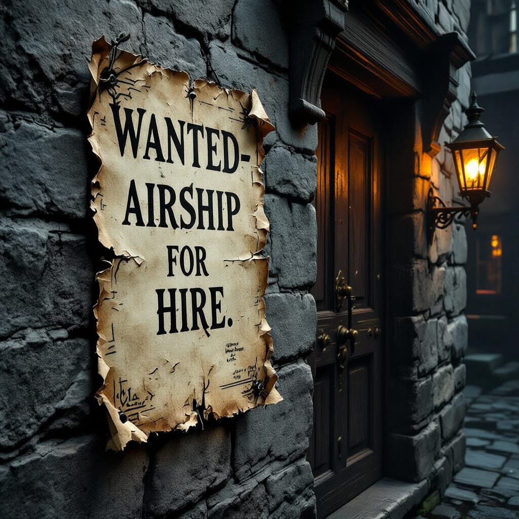 WANTED: Airship for Hire (Ascension Capabilities Required!)