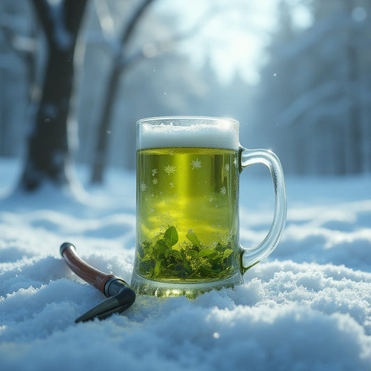 cold brewing loose leaf Oolong tea.