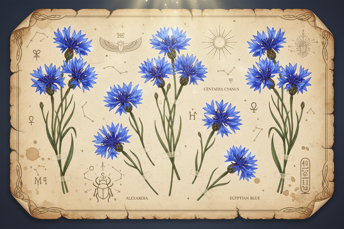The Herbarium: Cornflower – The Sapphire Bloom of Tutankhamun's Tomb