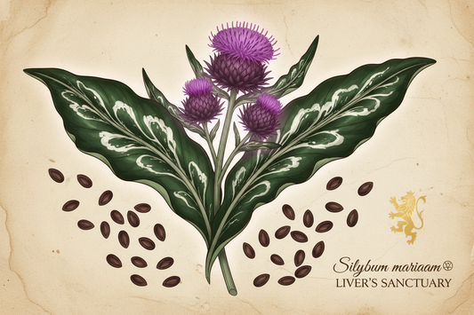 The Herbarium: Milk Thistle – The Liver's Guardian with Milky Veins