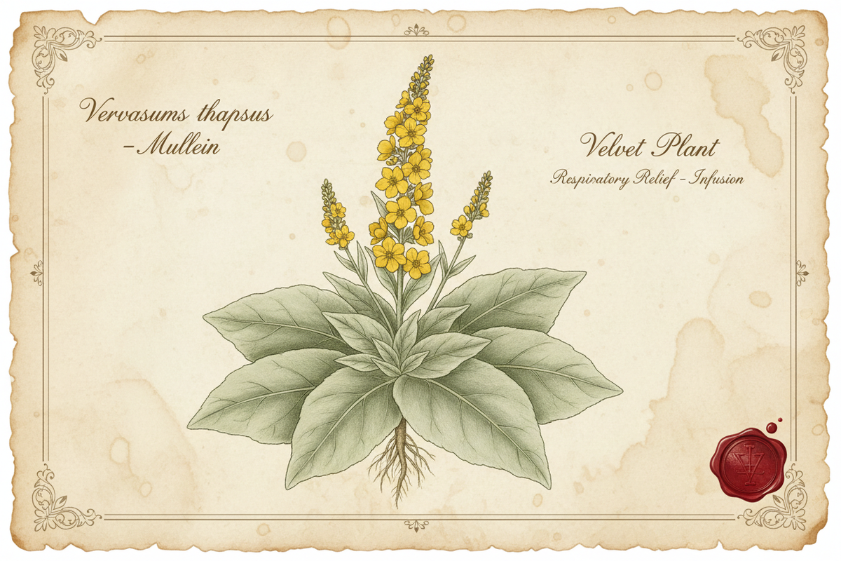 The Herbarium: Mullein – The Velvet Leaf of Respiratory Relief