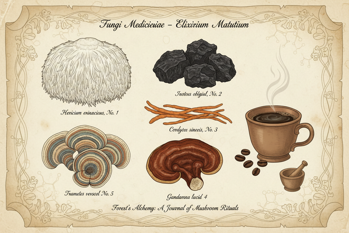 The Herbarium: Mushroom Coffee – When Fungi Infiltrated the Morning Ritual