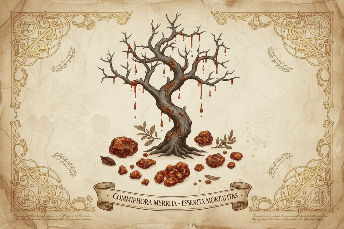 The Herbarium: Myrrh – The Bitter Resin of Mortality and Medicine
