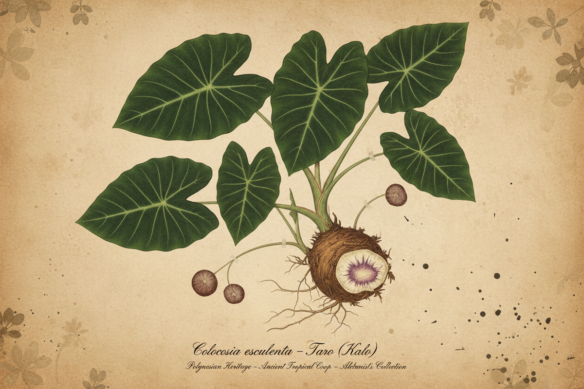 The Herbarium: Taro Root – The Ancient Staple That Fed Civilizations