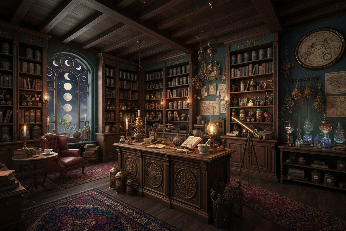 The Many Jobs of Professor Nightshade: Proprietor, Botanist, Gardener of Time (And Surprisingly Competent Chef)
