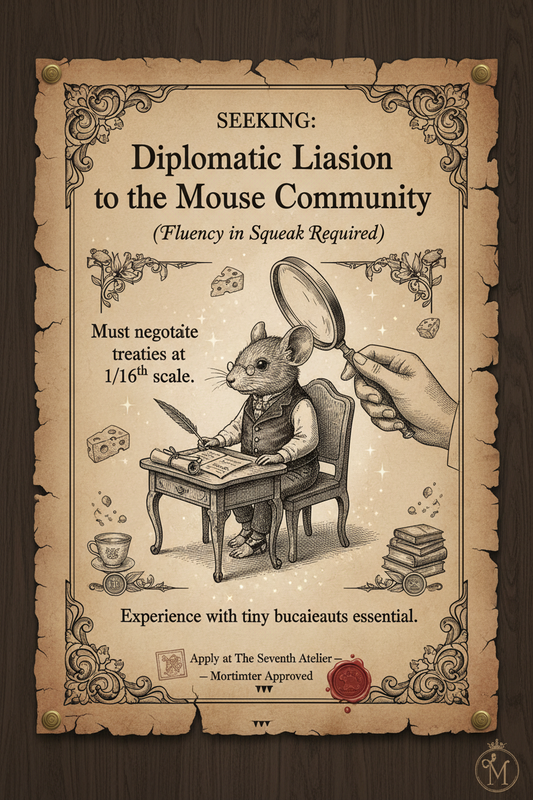 Seeking: Diplomatic Liaison to the Mouse Community (Fluency in Squeak Required)