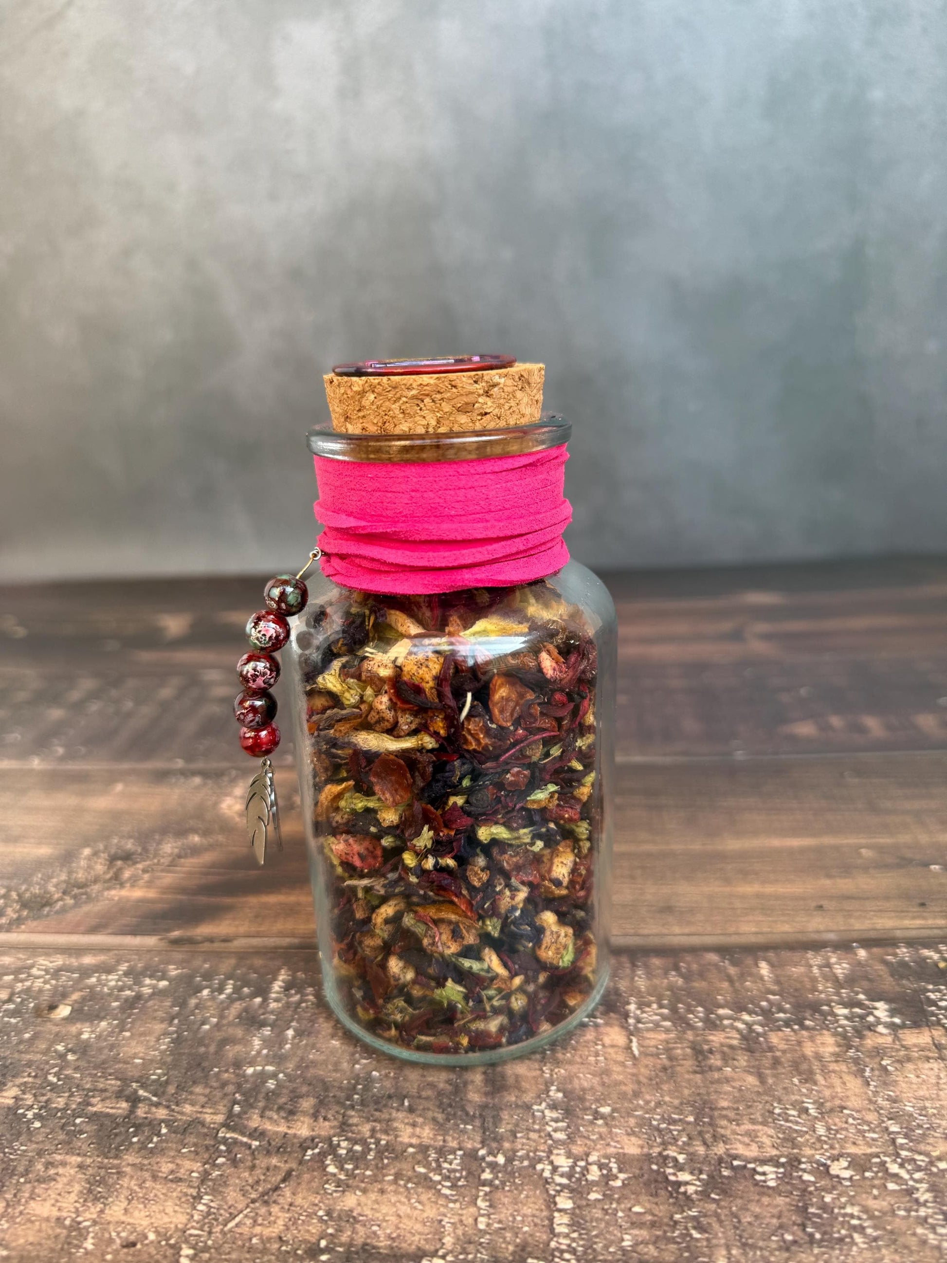 Glass Jar DIY for Tea Storage 