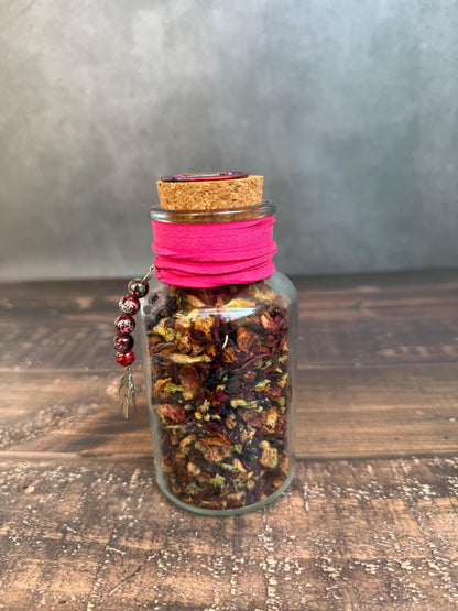 Glass Jar DIY for Tea Storage 