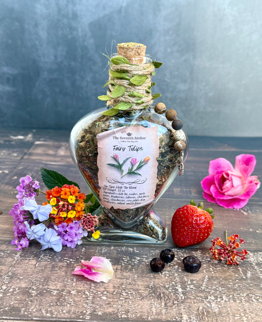 Fairy Tulips White Berry Rose Tea