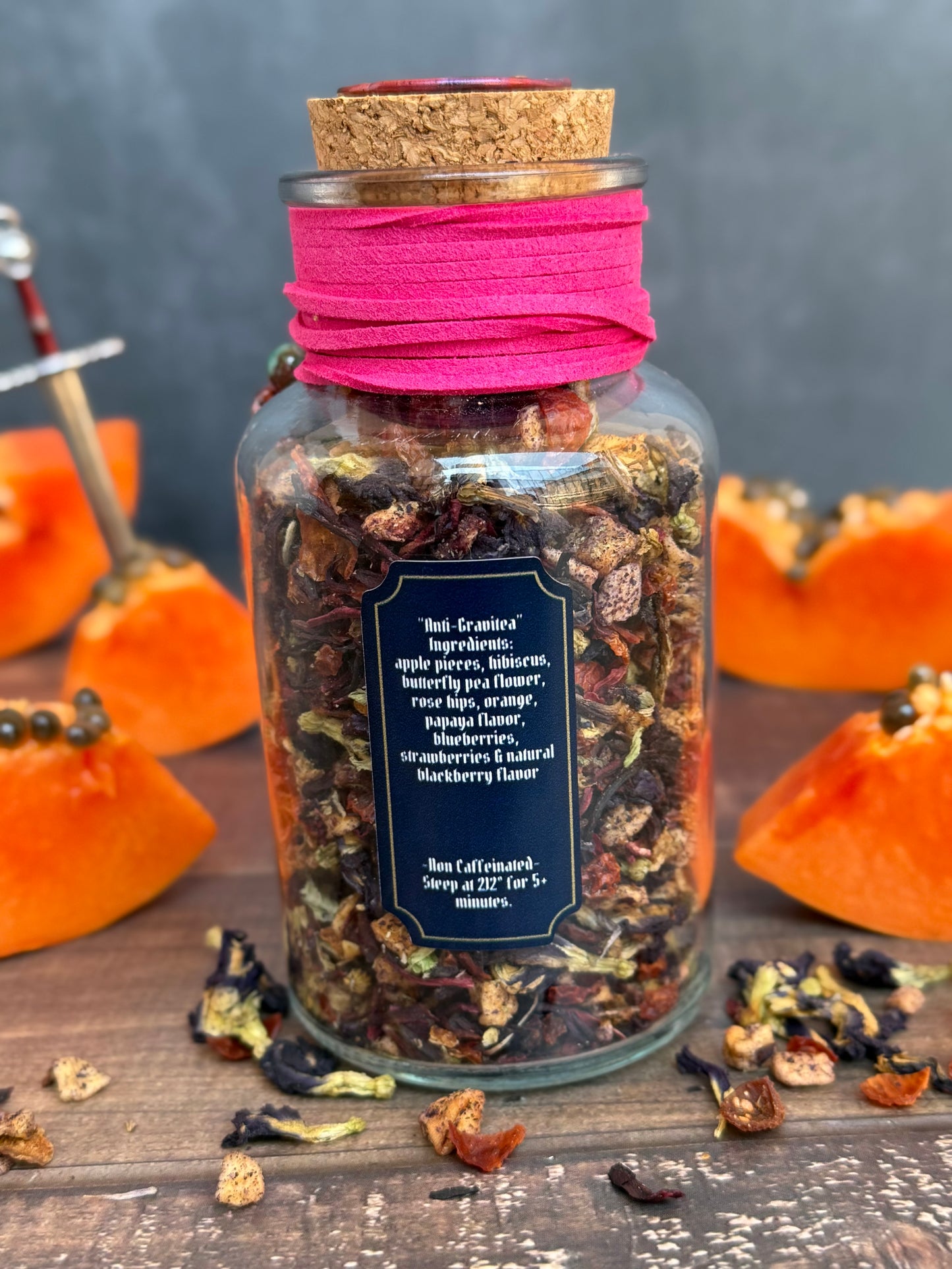 Anti-Gravi-Tea Blend | Fruity Papaya Tea | Loose Leaf | Enchanting Brew