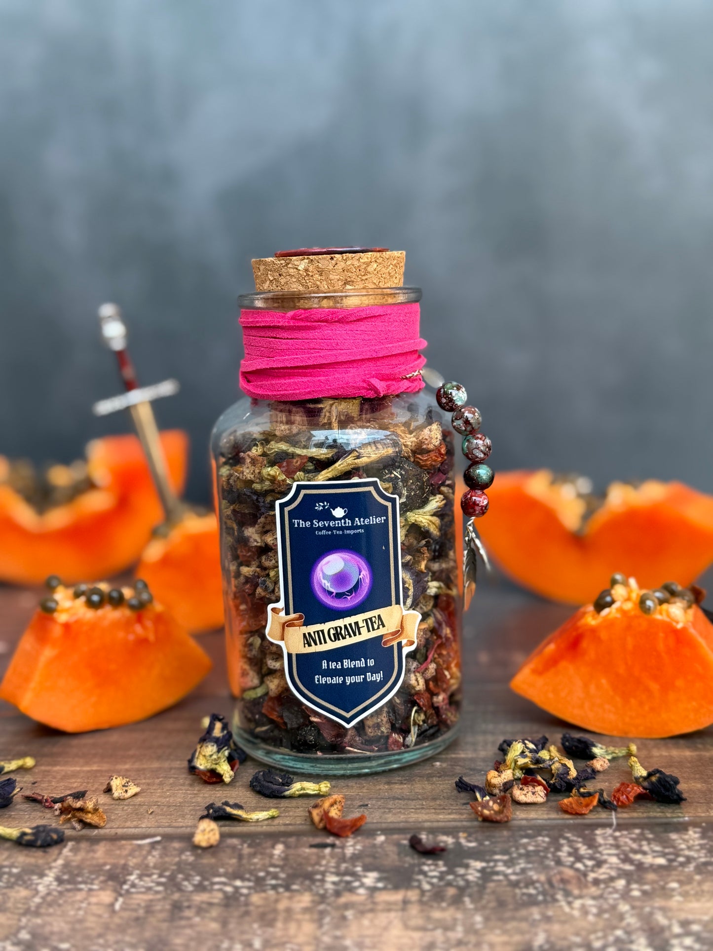 Anti-Gravi-Tea Blend | Fruity Papaya Tea | Loose Leaf | Enchanting Brew