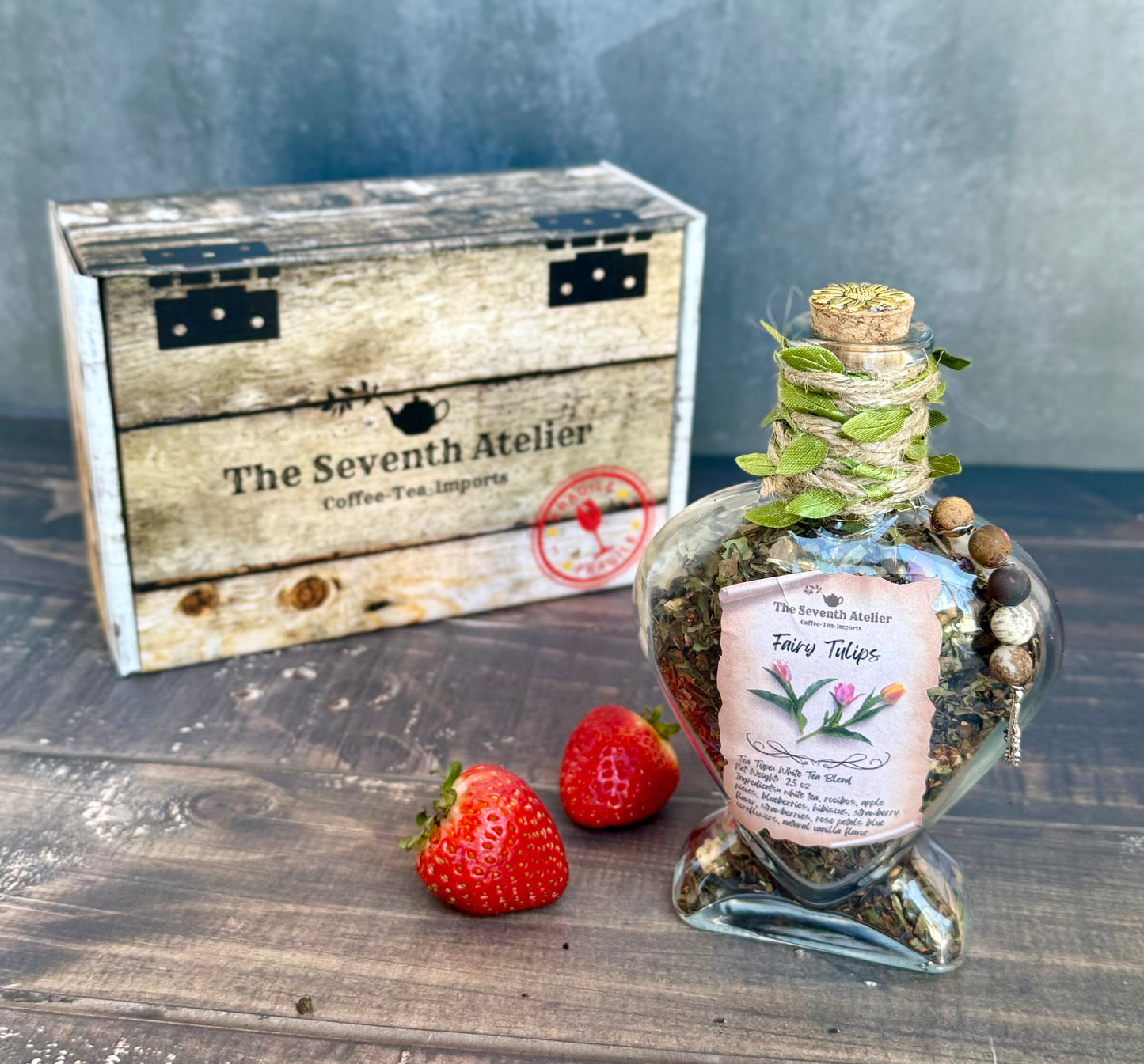 Fairy Tulips White Berry Rose Tea