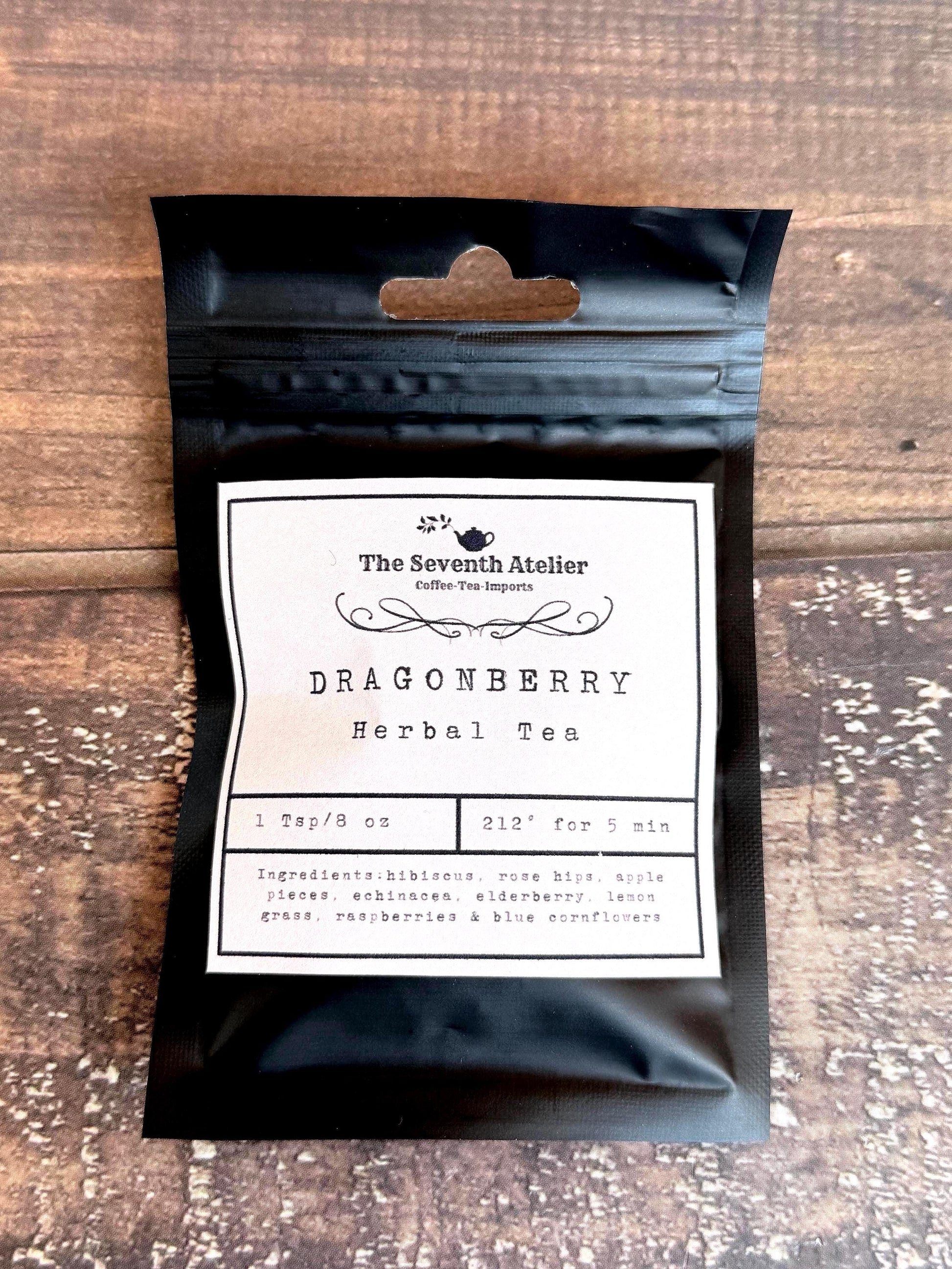 Dragonberry Tea Blend from the Seventh Atelier- Refill Bag