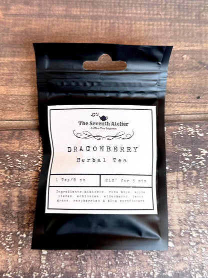 Dragonberry Tea Blend from the Seventh Atelier- Refill Bag