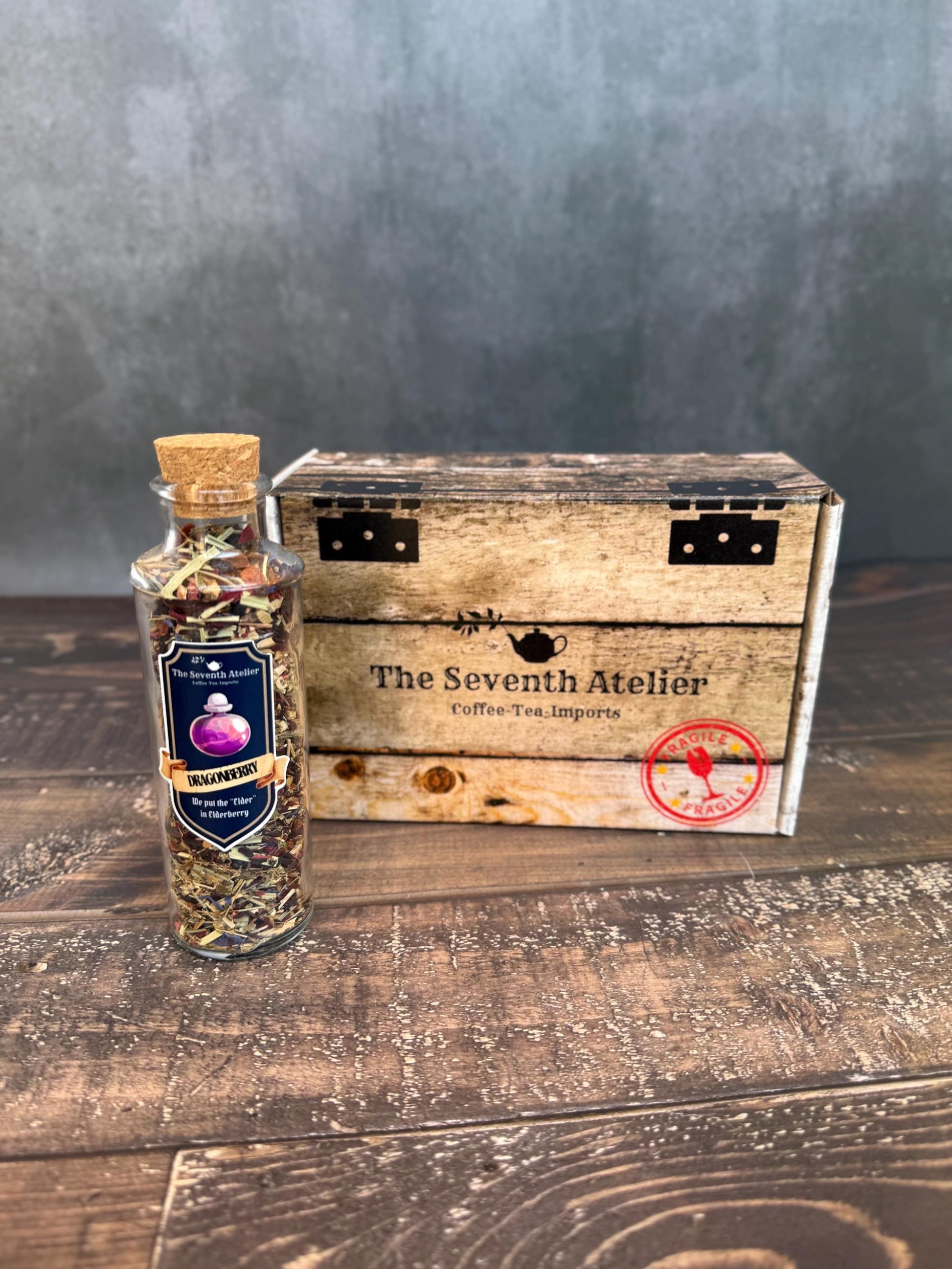 Fantasy Gift Box for Tea lover friend- elderberry tea blend