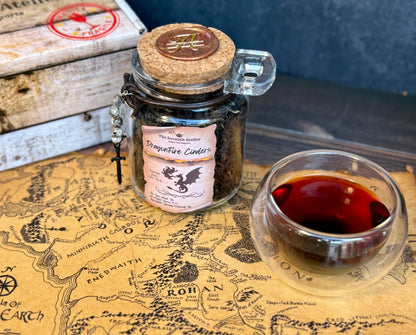 Dragonfire Cinders Black Tea | Smoked Lapsang Souchong | D&D Fantasy Loose Leaf Tea