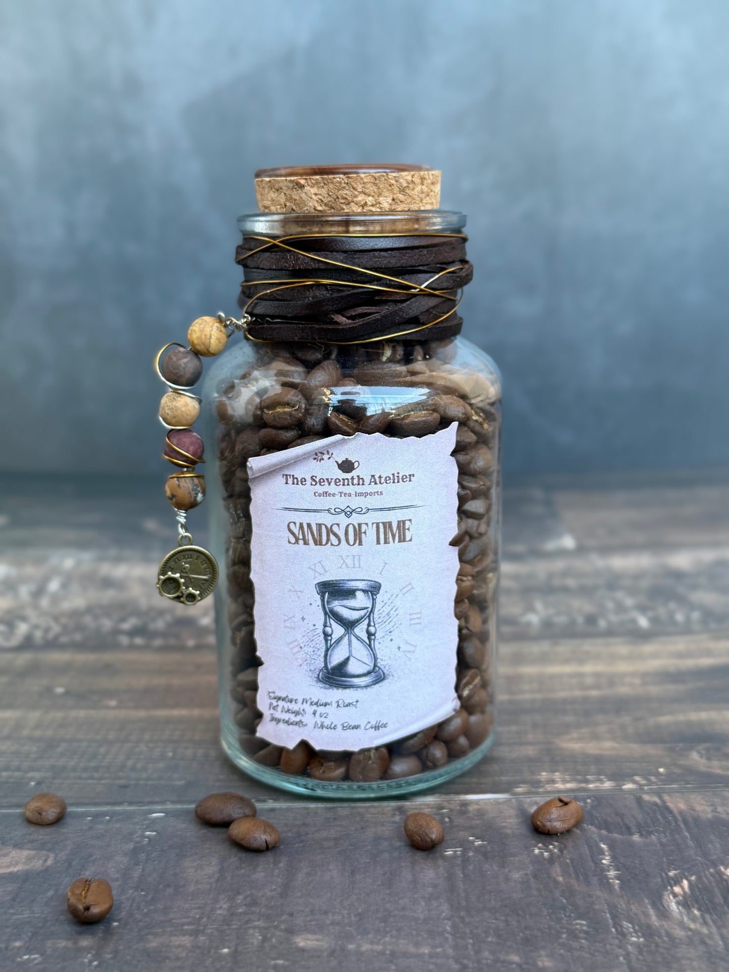 Sands of Time Roast Coffee: Smooth Espresso Blend | Dark Chocolate, Graham Cracker, Winey Sweet Aromatic Drip Coffee | Whole Bean