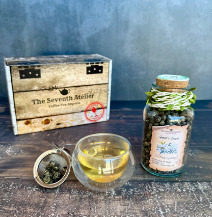 Queen's Crown Jasmine Pearls Tea | Elegant White Tea Fantasy Blend