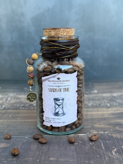 Sands of Time Roast Coffee: Smooth Espresso Blend | Dark Chocolate, Graham Cracker, Winey Sweet Aromatic Drip Coffee | Whole Bean