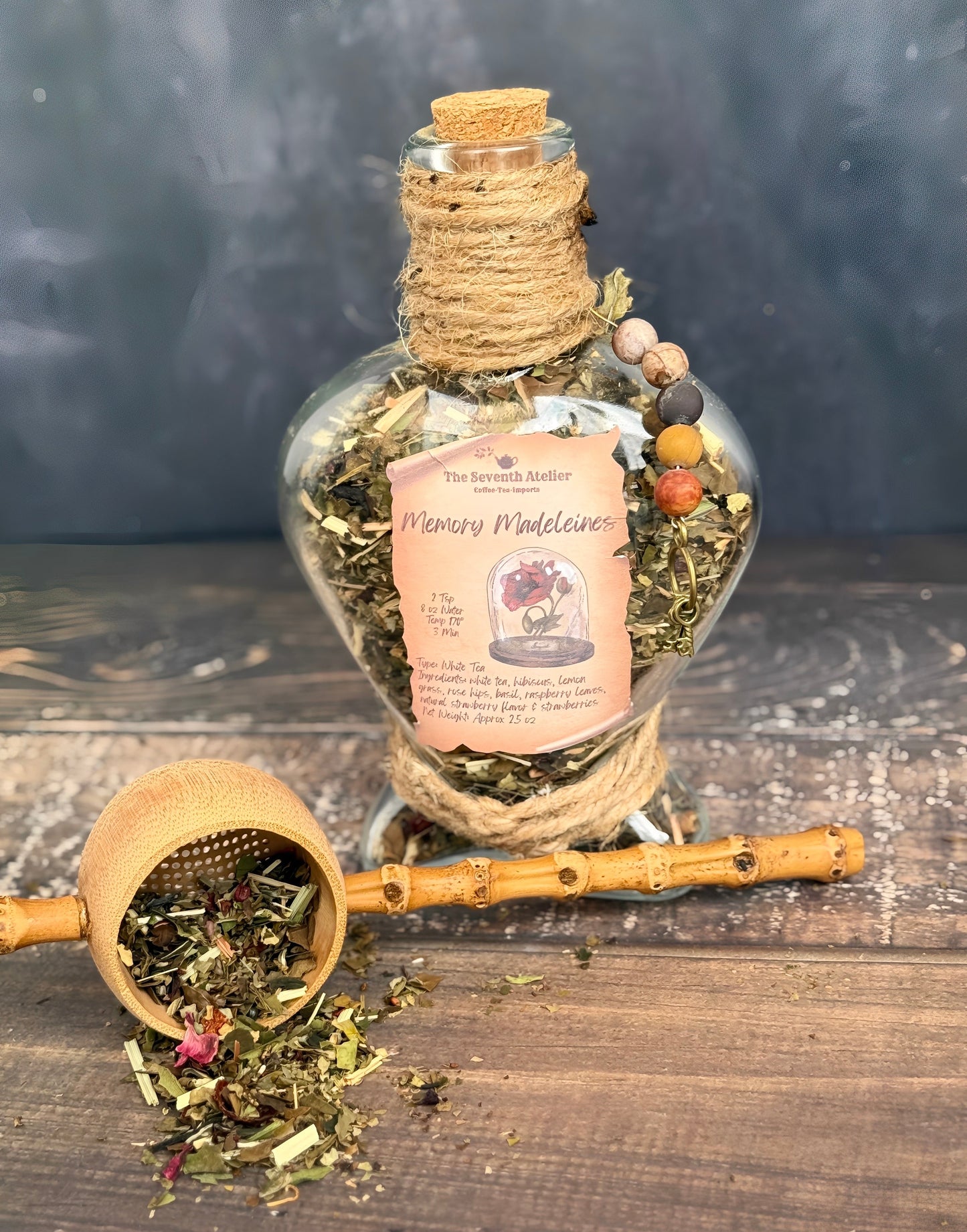 Memory Madeleines| Strawberry Basil Loose Leaf | The Time Travelers Choice