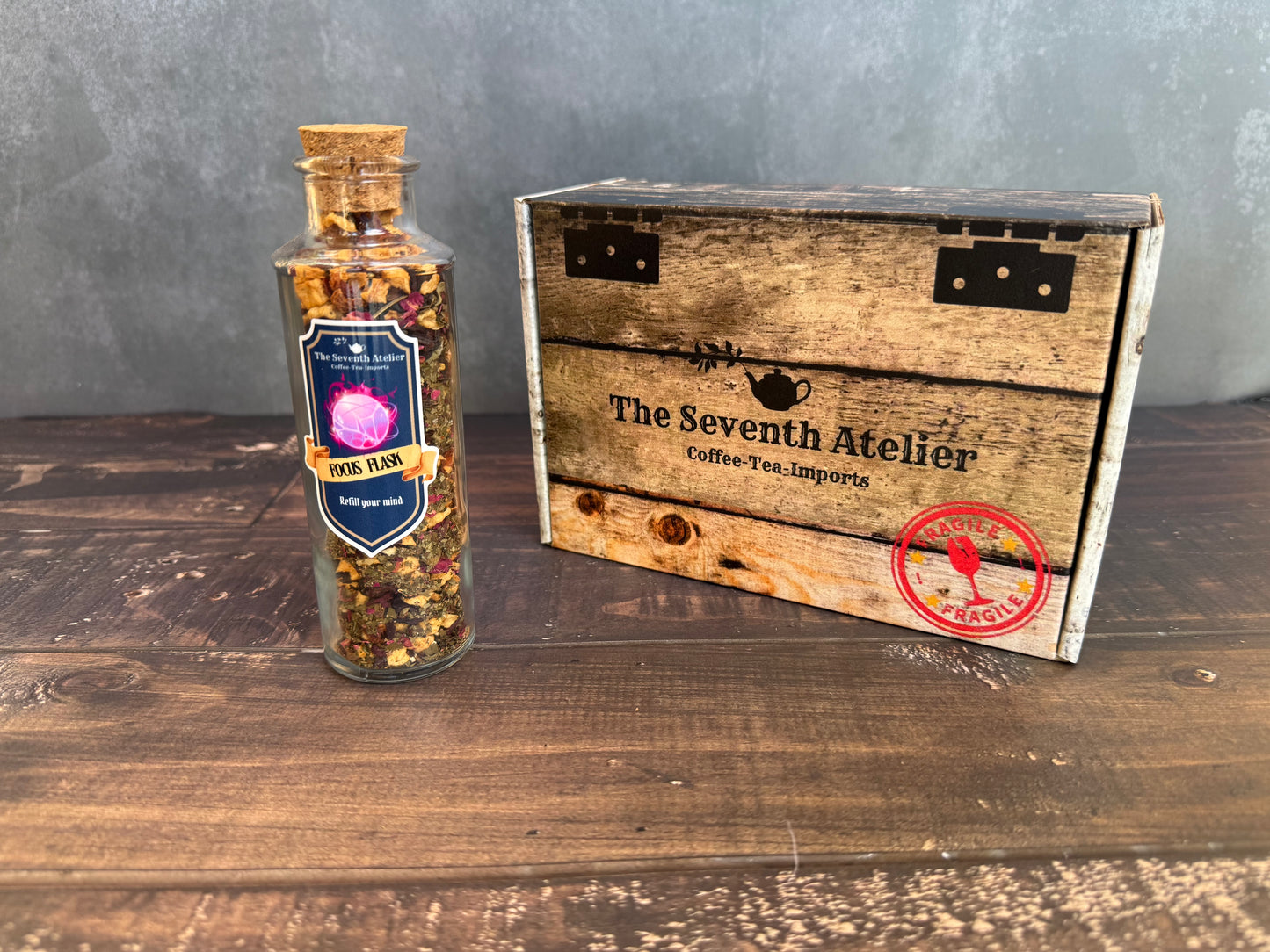 Focus Flask Watermelon Tea | Caffeine-Free Mental Clarity Blend