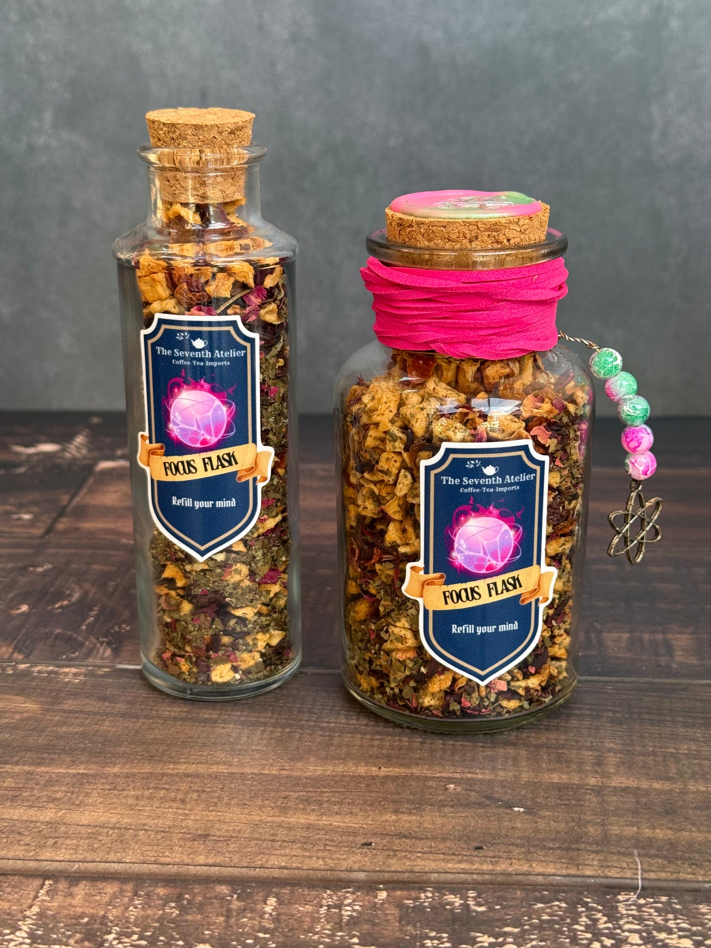 Focus Flask Watermelon Tea | Caffeine-Free Mental Clarity Blend