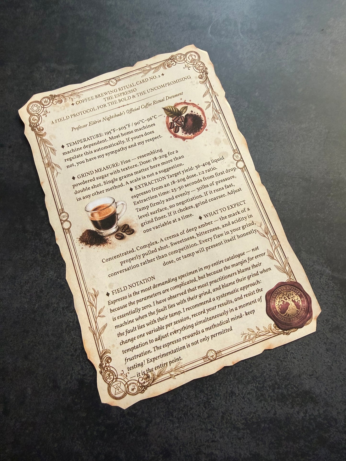 The Complete Brew Compendium — Professor Nightshade's Official Coffee Ritual Archive