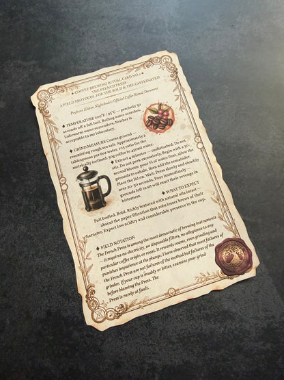 The Complete Brew Compendium — Professor Nightshade's Official Coffee Ritual Archive