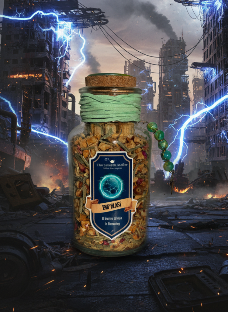 Jar of EMP Blast Pineapple Tea