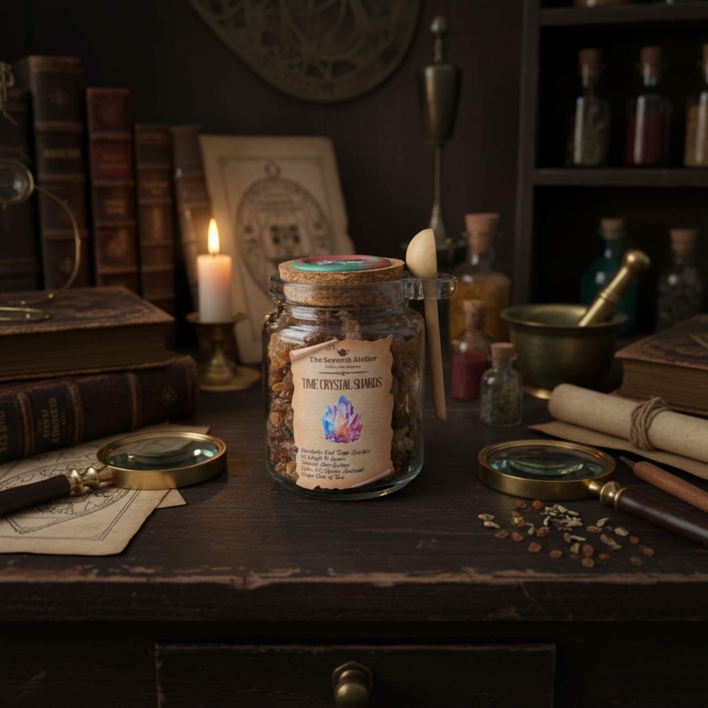 Time Crystal Shards | Rock Sugar Crystals | Temporal Sweetener for Adventurers