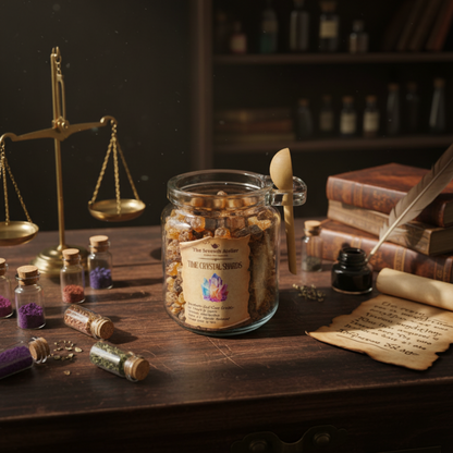 Time Crystal Shards | Rock Sugar Crystals | Temporal Sweetener for Adventurers