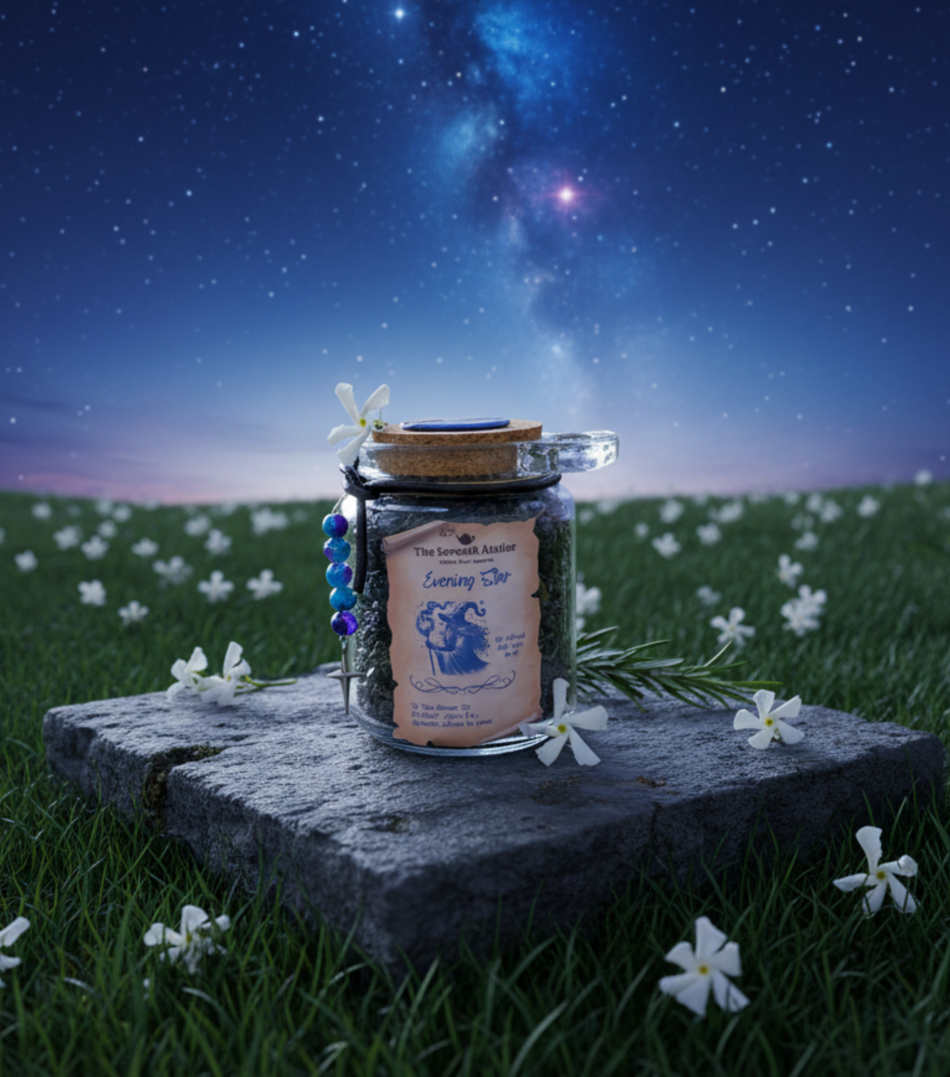 Jasmine Green Tea Fantasy Handmade Jar