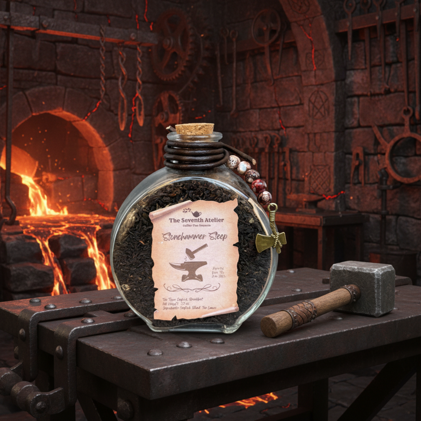 Stonehammer Steep | Legendary Irish Breakfast Tea | Dwarven Forge-Brewed Black Tea | Epic Loot Drop