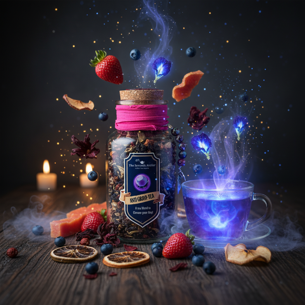 Anti-Gravi-Tea dark mystical square format