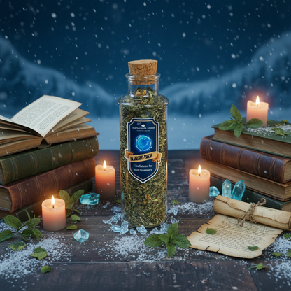 Blizzard Brew tea bottle enhanced