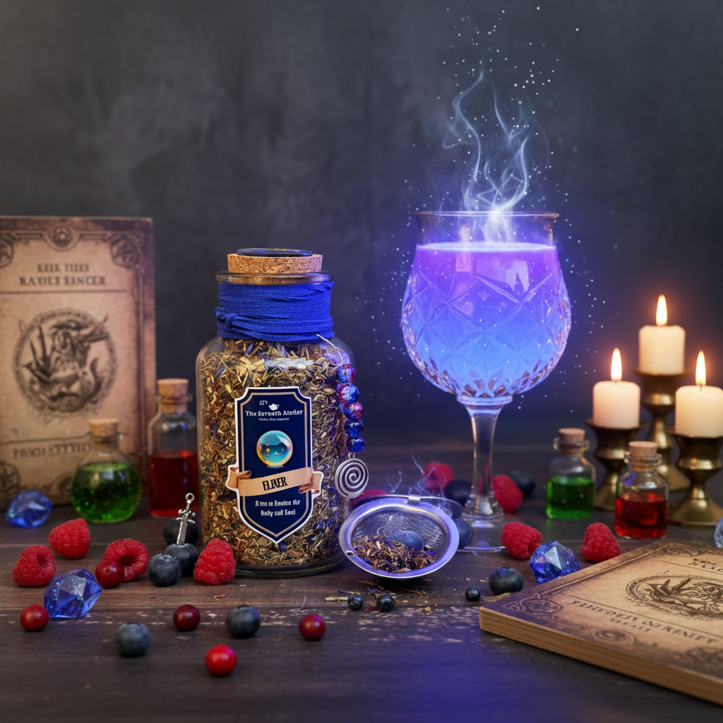 Blue Elixir RPG potion main shot