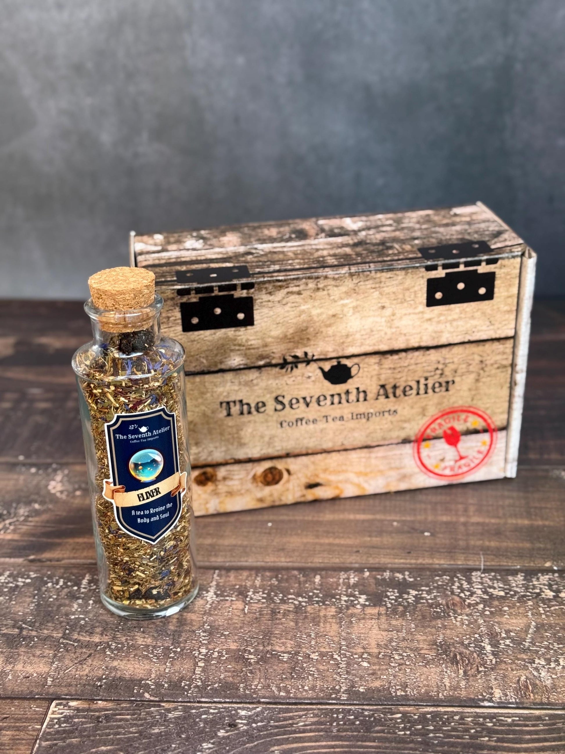 Blueberry Loose Leaf Tea gift set for fantasy lover with gift box 