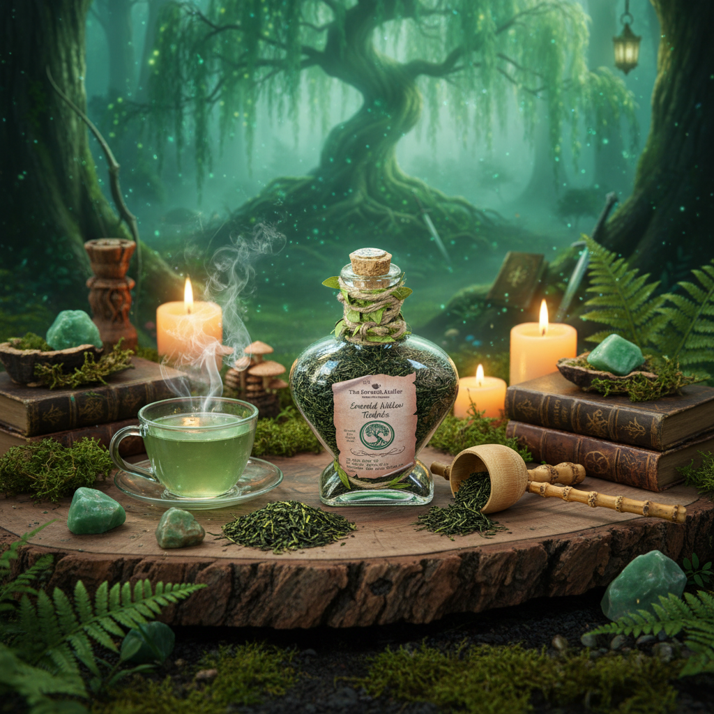 Emerald Willow Tendrils mystical forest main shot