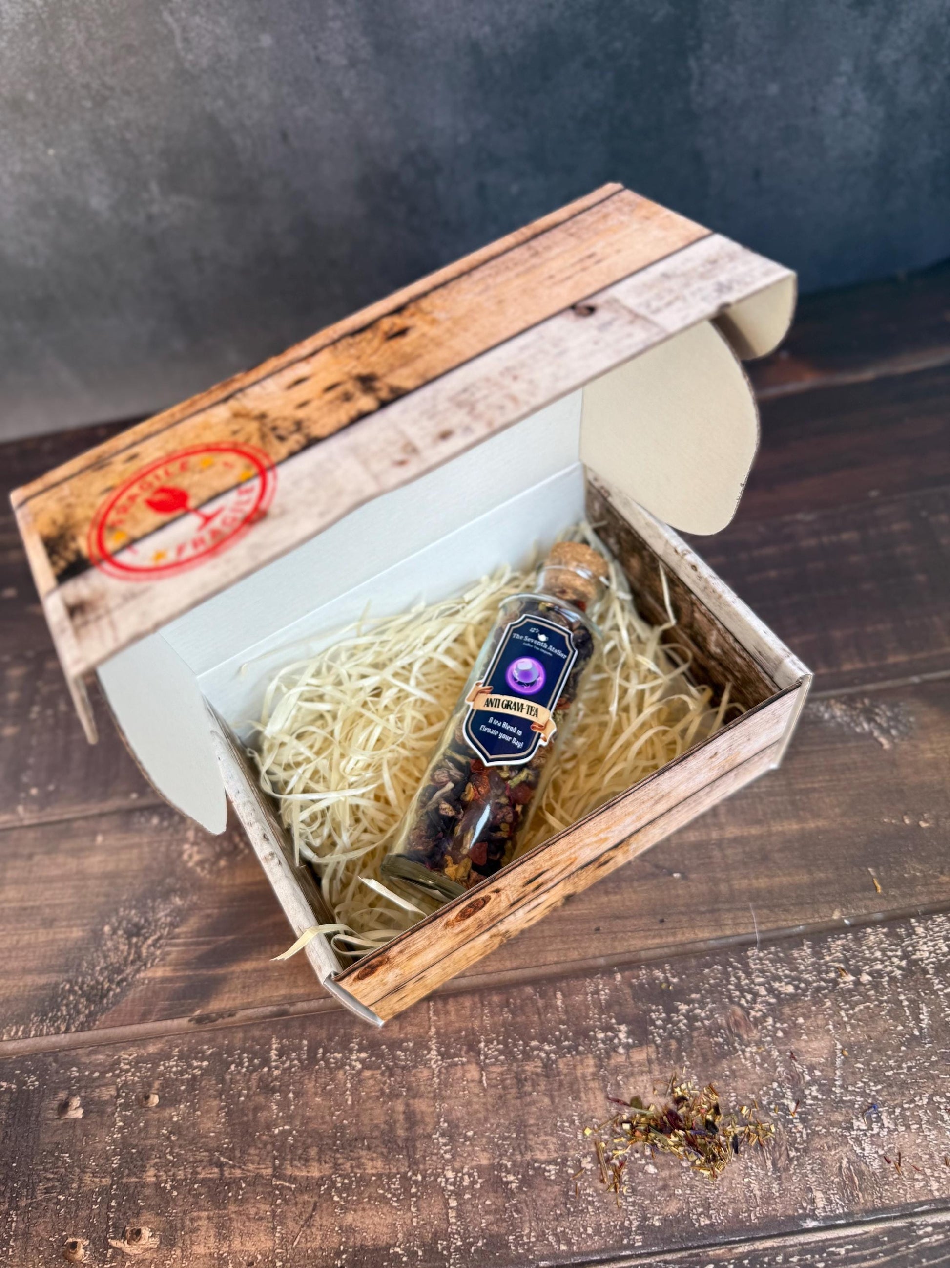 Gift Box Set Fantasy Tea Crate for Tea Lover Friend
