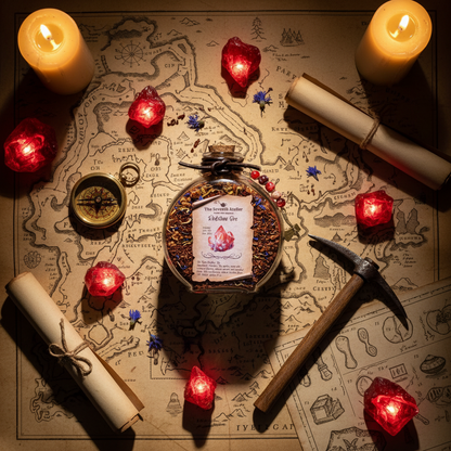 Flat Lay with Ore and Tools