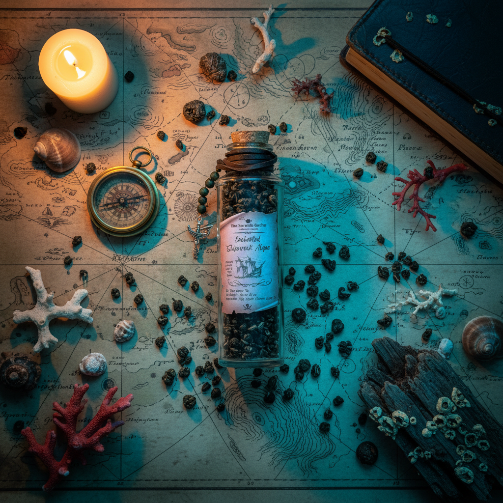 Flat Lay with Sea Treasures