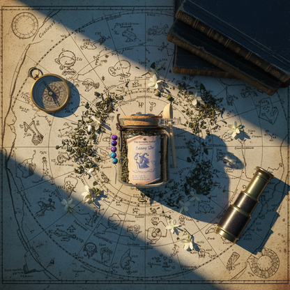 Flat Lay with Star Charts