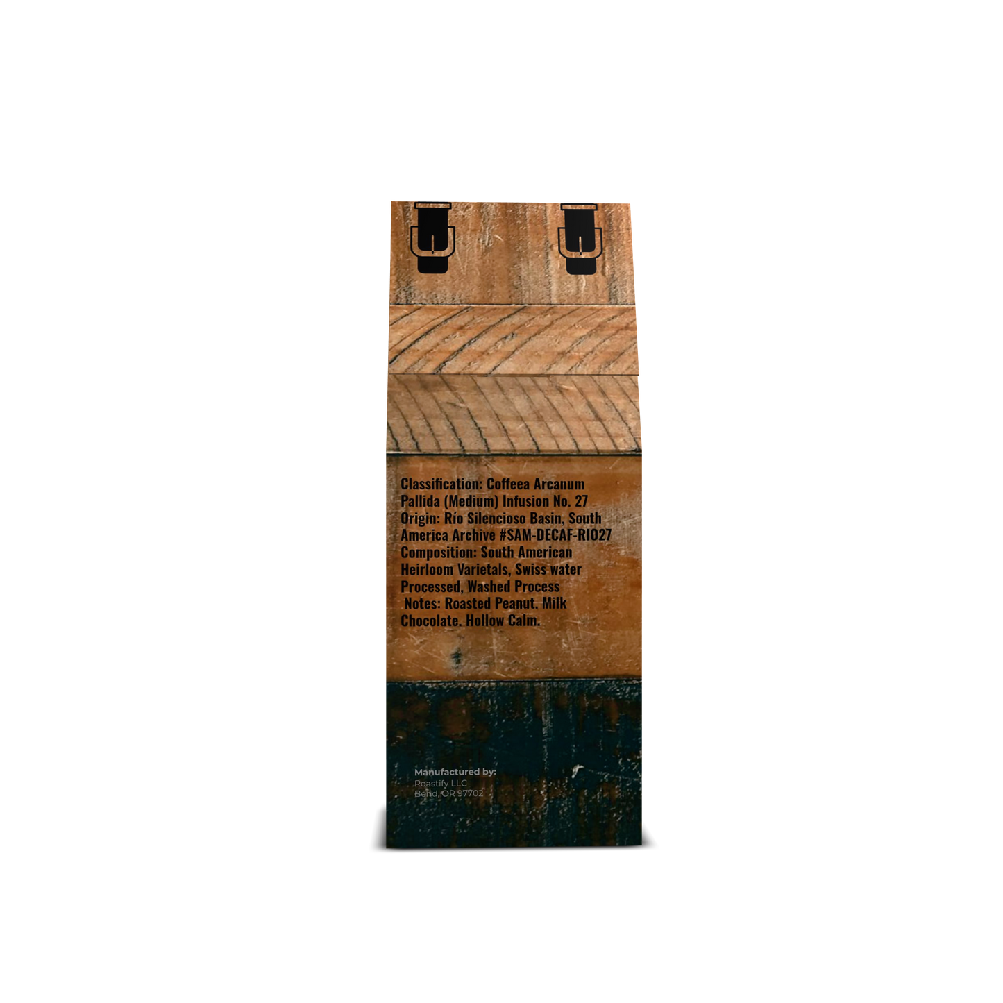 The Hollow Grounds | Decaf Medium Roast Coffee | Swiss Water Processed | Milk Chocolate & Peanut