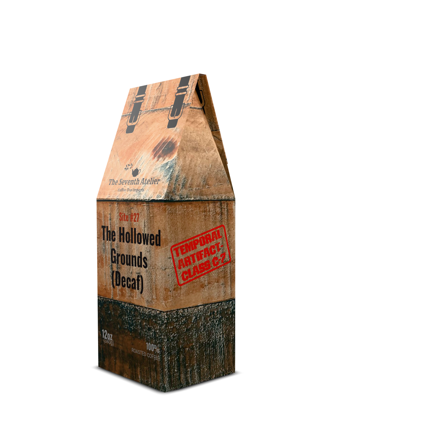 The Hollow Grounds | Decaf Medium Roast Coffee | Swiss Water Processed | Milk Chocolate & Peanut