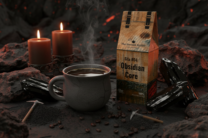 Obsidian Core Coffee brewed in cup